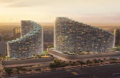 Apartment - Studio - 1 for sale in Binghatti Skyflame 2 - Binghatti Skyflame - Majan - Dubai