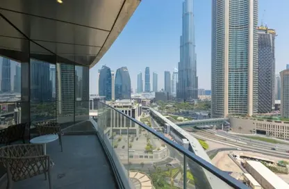 شقة - 2 غرف نوم - 3 حمامات للايجار في 1 فندق العنوان-سكاي فيو - أبراج العنوان سكاي فيو - وسط مدينة دبي - دبي