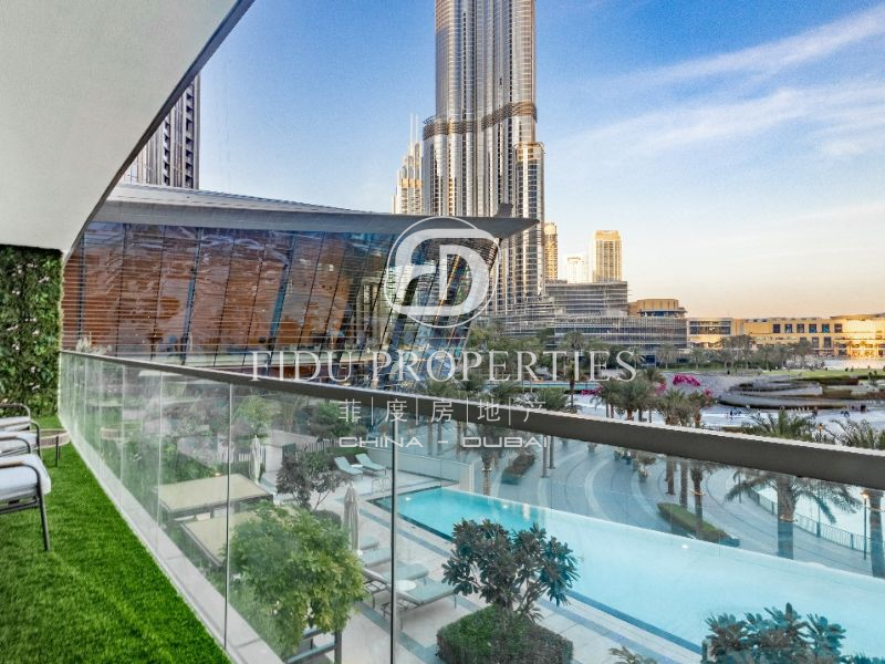 Big Layout | Burj and Pool View | Big Terrace
