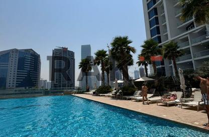 Apartment - Studio - 1 Bathroom for rent in Damac Maison Prive A - Damac Maison Prive - Business Bay - Dubai
