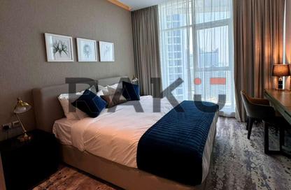 Apartment - Studio - 1 Bathroom for rent in Damac Maison Prive A - Damac Maison Prive - Business Bay - Dubai