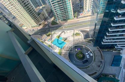 Apartment - Studio - 1 Bathroom for rent in Silverene Tower B - Silverene - Dubai Marina - Dubai