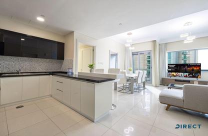 Apartment - 3 Bedrooms - 3 Bathrooms for rent in DAMAC Maison Dubai Mall Street (The Signature) - Burj Khalifa Area - Downtown Dubai - Dubai