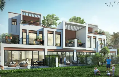 Townhouse - 3 Bedrooms - 3 Bathrooms for sale in Costa Brava 2 - Costa Brava at DAMAC Lagoons - Damac Lagoons - Dubai
