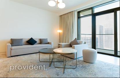 Apartment - 1 - 1 for rent in Marina Vista Tower 1 - Marina Vista - Emaar Beachfront - Dubai Harbour - Dubai