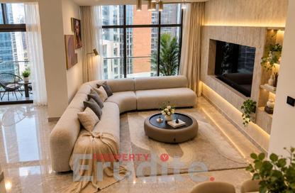 Apartment - 3 - 4 for sale in Peninsula Five - Peninsula - Business Bay - Dubai