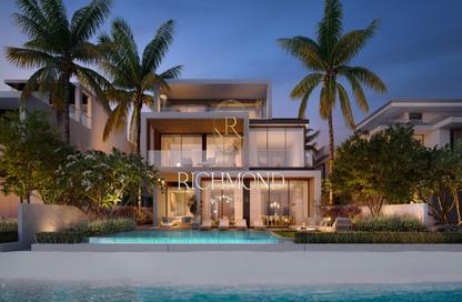 Villa - 5 - 6 for sale in Villa Indigo Ocean Frond A - Villa Indigo Ocean - The Beach Collection Villas - Palm Jebel Ali - Dubai