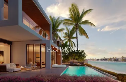 Villa - 5 Bedrooms for sale in Villa Indigo Ocean Frond A - Villa Indigo Ocean - The Beach Collection Villas - Palm Jebel Ali - Dubai Villa - 5 Bedrooms for sale in Villa Indigo Ocean Frond A - Villa Indigo Ocean - The Beach Collection Villas - Palm Jebel Ali - Dubai