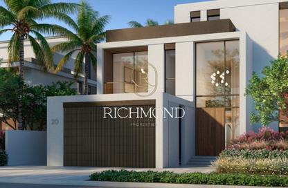 Villa - 5 - 6 for sale in Villa Azure Blue Frond A - Villa Azure Blue - The Beach Collection Villas - Palm Jebel Ali - Dubai