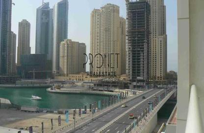 Apartment - 1 Bedroom - 2 Bathrooms for rent in Marina View Tower A - Marina View - Dubai Marina - Dubai
