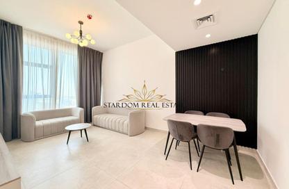 Apartment - 2 - 2 for rent in The V Tower - Dubai Land Residence Complex - Dubai