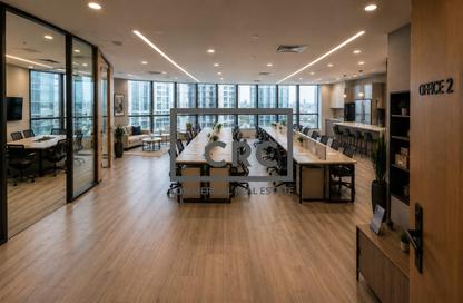 Office Space - Studio - 1 Bathroom for rent in Al Salam Tower - Dubai Media City - Dubai
