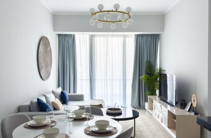 Apartment - 2 - 2 for rent in Silverene Tower A - Silverene - Dubai Marina - Dubai