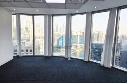 Office Space - Studio - 1 Bathroom for rent in The Binary Tower - Business Bay - Dubai