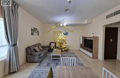 Apartment - 2 Bedrooms - 2 Bathrooms for rent in Orient Tower 1 - Orient Towers - Al Bustan - Ajman