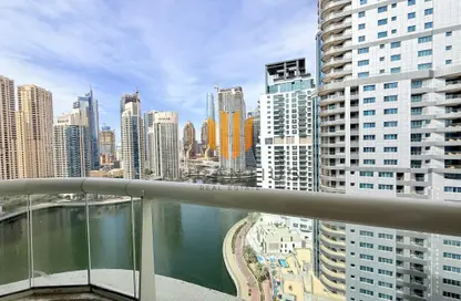 شقة - 2 غرف نوم - 2 حمامات للايجار في مارينا فيو  A برج - مارينا فيو - دبي مارينا - دبي