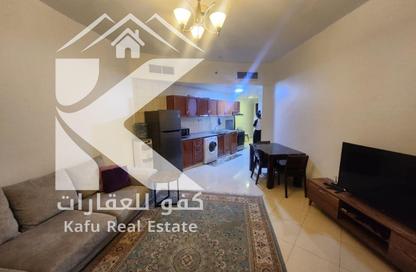 Apartment - 1 Bedroom - 2 Bathrooms for rent in Orient Tower 1 - Orient Towers - Al Bustan - Ajman