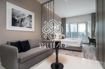Apartment - Studio - 1 Bathroom for rent in Damac Maison Prive A - Damac Maison Prive - Business Bay - Dubai