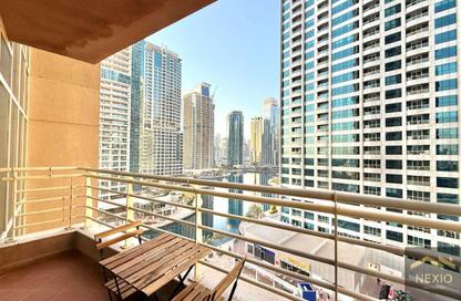 شقة - غرفة نوم - 2 حمامات للايجار في برج أيكون 1 - (JLT) مجمع M - أبراج بحيرات الجميرا - دبي
