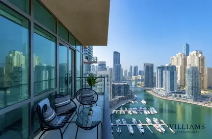 Apartment - 2 Bedrooms - 3 Bathrooms for sale in Al Majara 2 - Al Majara Towers - Dubai Marina - Dubai