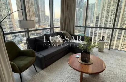 شقة - غرفة نوم - 2 حمامات للايجار في برج إنديجو - (JLT) مجمع D - أبراج بحيرات الجميرا - دبي