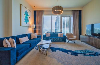 Apartment - 3 Bedrooms - 4 Bathrooms for rent in Palm View - Dubai Media City - Dubai