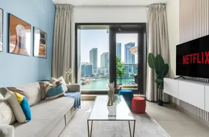 Apartment - 1 Bedroom - 2 Bathrooms for rent in Sparkle Tower 1 - Sparkle Towers - Dubai Marina - Dubai