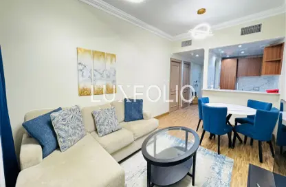 شقة - غرفة نوم - 2 حمامات للايجار في برج مانشستر - دبي مارينا - دبي