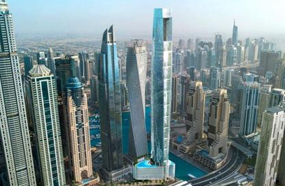 Apartment - Studio - 1 Bathroom for sale in Ciel Tower - Dubai Marina - Dubai