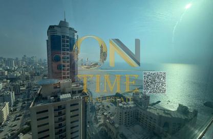 Apartment - 1 - 2 for rent in Ajman Corniche Residences - Ajman Corniche Road - Ajman