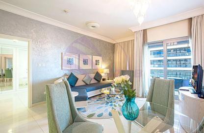 Apartment - 1 Bedroom - 2 Bathrooms for rent in Damac Maison Dubai Mall Street (The Signature) - Burj Khalifa Area - Downtown Dubai - Dubai