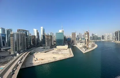 شقة - غرفة نوم - 1 حمام للايجار في برج تشرشل السكني - أبراج تشرشل - الخليج التجاري - دبي