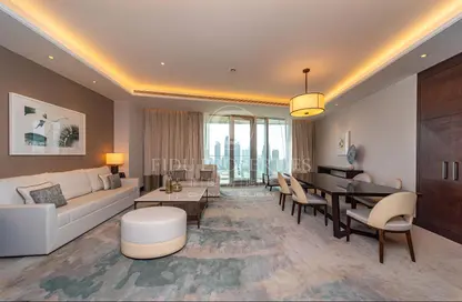 شقة - 2 غرف نوم - 2 حمامات للايجار في فندق العنوان- سكاي فيو 2 - أبراج العنوان سكاي فيو - وسط مدينة دبي - دبي