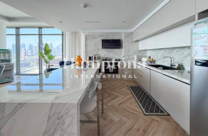 Apartment - 3 Bedrooms - 3 Bathrooms for sale in Marina Vista Tower 2 - Marina Vista - Emaar Beachfront - Dubai Harbour - Dubai Apartment - 3 Bedrooms - 3 Bathrooms for sale in Marina Vista Tower 2 - Marina Vista - Emaar Beachfront - Dubai Harbour - Dubai