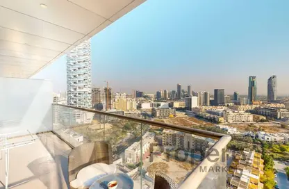 شقة - غرفة نوم - 1 حمام للايجار في برج بارك فيو - منطقة 14 - قرية جميرا الدائرية - دبي