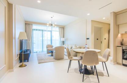 شقة - غرفة نوم - 1 حمام للايجار في برج Marina Vista 2 - مارينا فيستا - إعمار بيتشفرونت - دبي هاربور - دبي