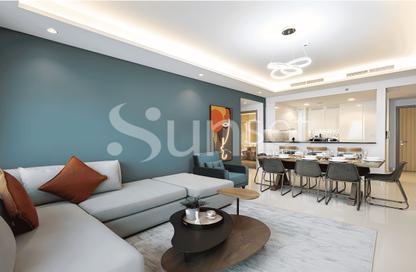 Apartment - 3 Bedrooms - 4 Bathrooms for rent in Paramount Tower Hotel  and  Residences - Business Bay - Dubai