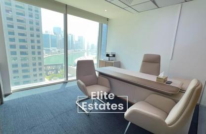 Business Centre - Studio - 2 Bathrooms for rent in The Binary Tower - Business Bay - Dubai