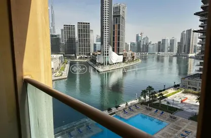 شقة - غرفة نوم - 2 حمامات للايجار في برج تشرشل السكني - أبراج تشرشل - الخليج التجاري - دبي