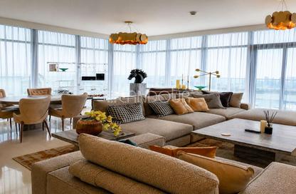 Apartment - 3 Bedrooms - 4 Bathrooms for rent in Beach Vista Tower 1 - Beach Vista - Emaar Beachfront - Dubai Harbour - Dubai