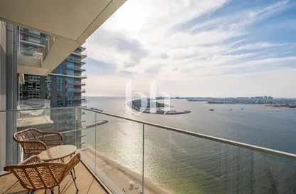 Apartment - 2 Bedrooms - 2 Bathrooms for rent in Beach Isle Tower 2 - Beach Isle - EMAAR Beachfront - Dubai Harbour - Dubai