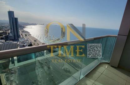 Apartment - 2 Bedrooms - 3 Bathrooms for rent in Ajman Corniche Residences - Ajman Corniche Road - Ajman