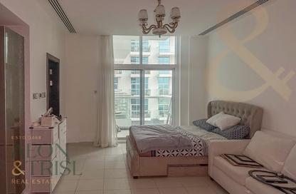 Apartment - Studio - 1 Bathroom for rent in Glitz 3A - Glitz 3 - Glitz - Dubai Studio City - Dubai