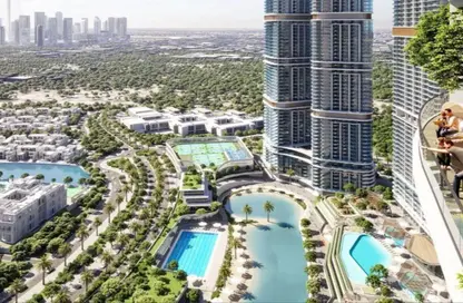 Apartment - 1 Bedroom - 1 Bathroom for sale in 330 Riverside Crescent - Sobha Hartland II - Bukadra - Dubai
