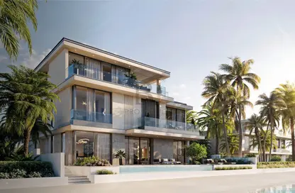Villa - 6 Bedrooms - 6 Bathrooms for sale in Villa Acquamarina Frond L - Villa Acquamarina - The Beach Collection Villas - Palm Jebel Ali - Dubai