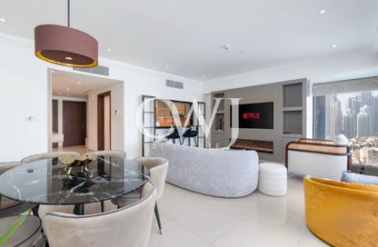 Apartment - 2 Bedrooms - 3 Bathrooms for rent in Boulevard Point - Downtown Dubai - Dubai