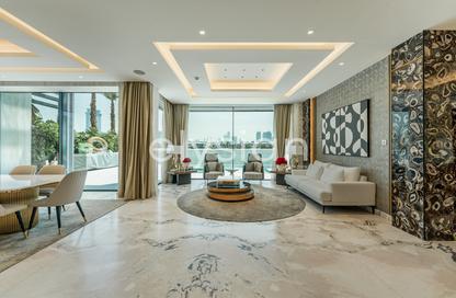 Villa - 5 - 5 for rent in Garden Homes Frond N - Garden Homes - Palm Jumeirah - Dubai