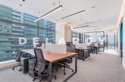 Office Space - Studio - 1 Bathroom for rent in Reef Tower - JLT Cluster O - Jumeirah Lake Towers - Dubai