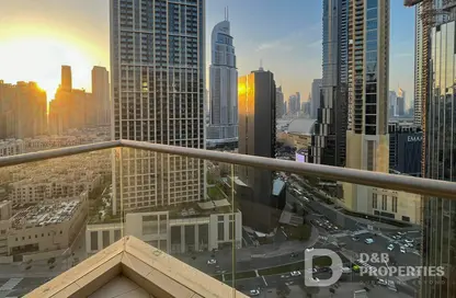 Apartment - 2 Bedrooms - 3 Bathrooms for rent in Burj Views C - Burj Views - Downtown Dubai - Dubai