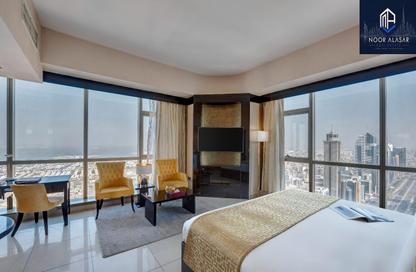 Apartment - Studio - 1 for rent in Gevora Hotel - Sheikh Zayed Road - Dubai